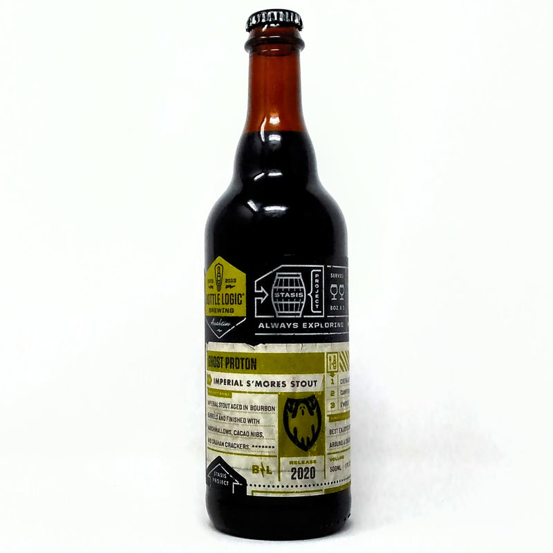 BOTTLE LOGIC BREWING 2020 GHOST PROTON S'MORES BA IMPERIAL STOUT 500ml (LIMIT 1)