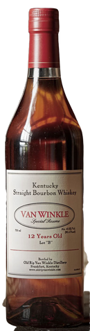 OLD RIP VAN WINKLE SPECIAL RESERVE LOT B 12 YR KENTUCKY STRAIGHT BOURBON