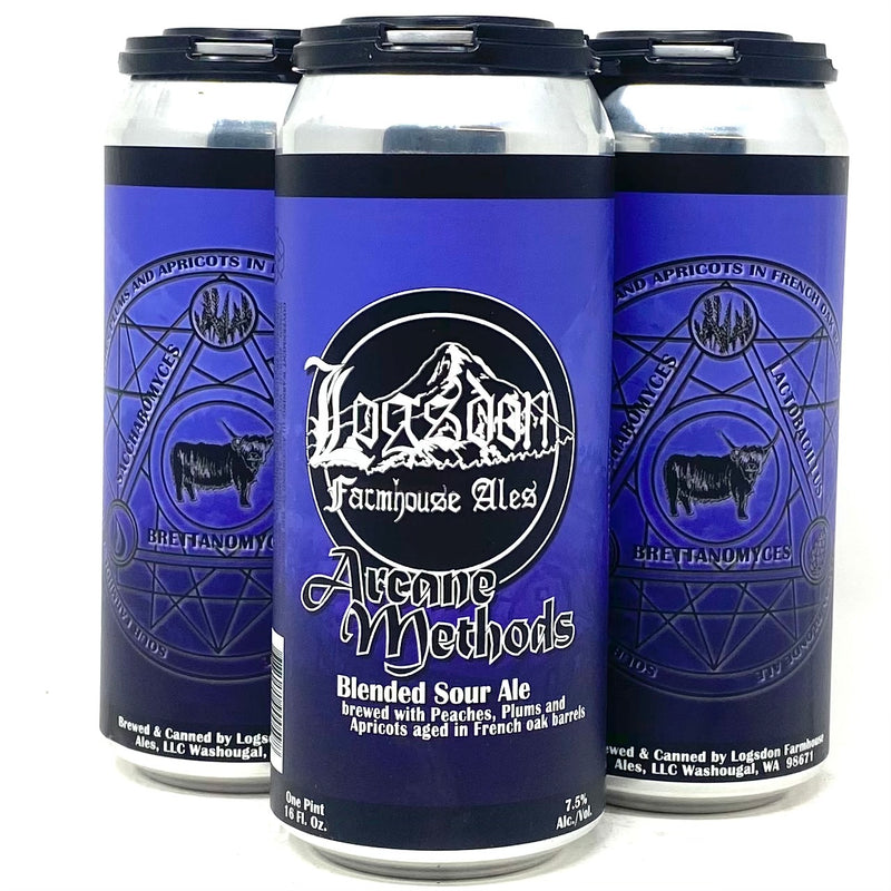 LOGSDON FARMHOUSE ALES ARCANE METHODS BLENED SOUR ALE 16oz can