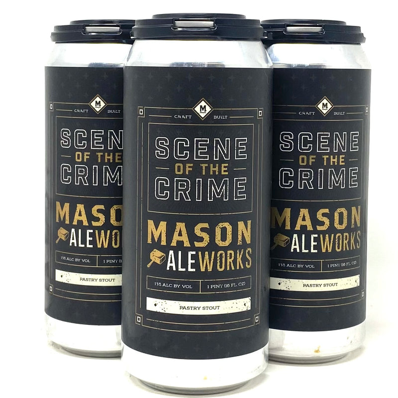 MASON ALEWORKS SCENE OF THE CRIME PASTRY STOUT 16oz can